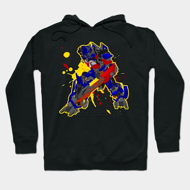 Optimus Prime Hoodie by gblackid